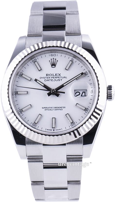 rolex datejust 41 begagnad|rolex datejust 41 woman.